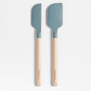 New! Crate&Barrel Silicone Spatula Set of 2